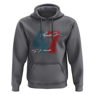 Harris Walz 2024 Hoodie Kamala Support 47th President Signature TS11 Charcoal Print Your Wear