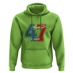 Harris Walz 2024 Hoodie Kamala Support 47th President Signature TS11 Lime Print Your Wear