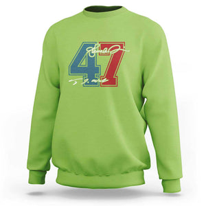 Harris Walz 2024 Sweatshirt Kamala Support 47th President Signature TS11 Lime Print Your Wear