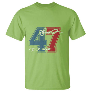 Harris Walz 2024 T Shirt Kamala Support 47th President Signature TS11 Lime Print Your Wear