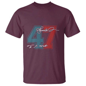 Harris Walz 2024 T Shirt Kamala Support 47th President Signature TS11 Maroon Print Your Wear