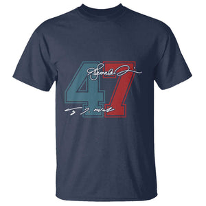 Harris Walz 2024 T Shirt Kamala Support 47th President Signature TS11 Navy Print Your Wear