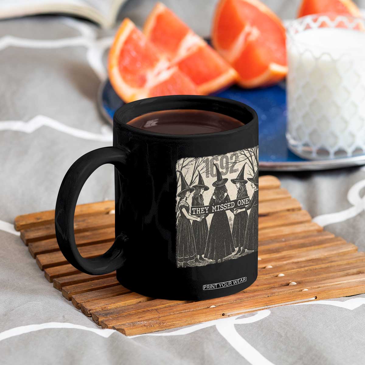 1692 They Missed One Coffee Mug Halloween Feminist Witch Trials TS11 Print Your Wear