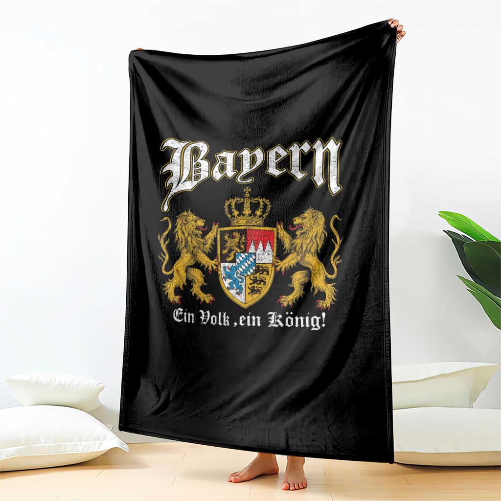 Bavarian German Pride Throw Blanket Bayern Ein Volk Ein Konig TS11 Print Your Wear