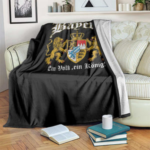 Bavarian German Pride Throw Blanket Bayern Ein Volk Ein Konig TS11 Print Your Wear