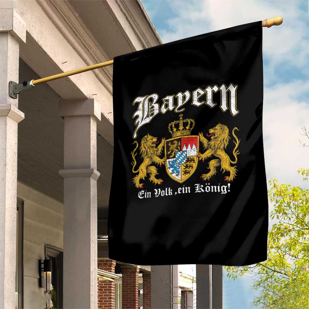 Bavarian German Pride Garden Flag Bayern Ein Volk Ein Konig TS11 Print Your Wear