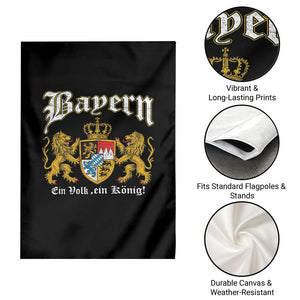 Bavarian German Pride Garden Flag Bayern Ein Volk Ein Konig TS11 Print Your Wear