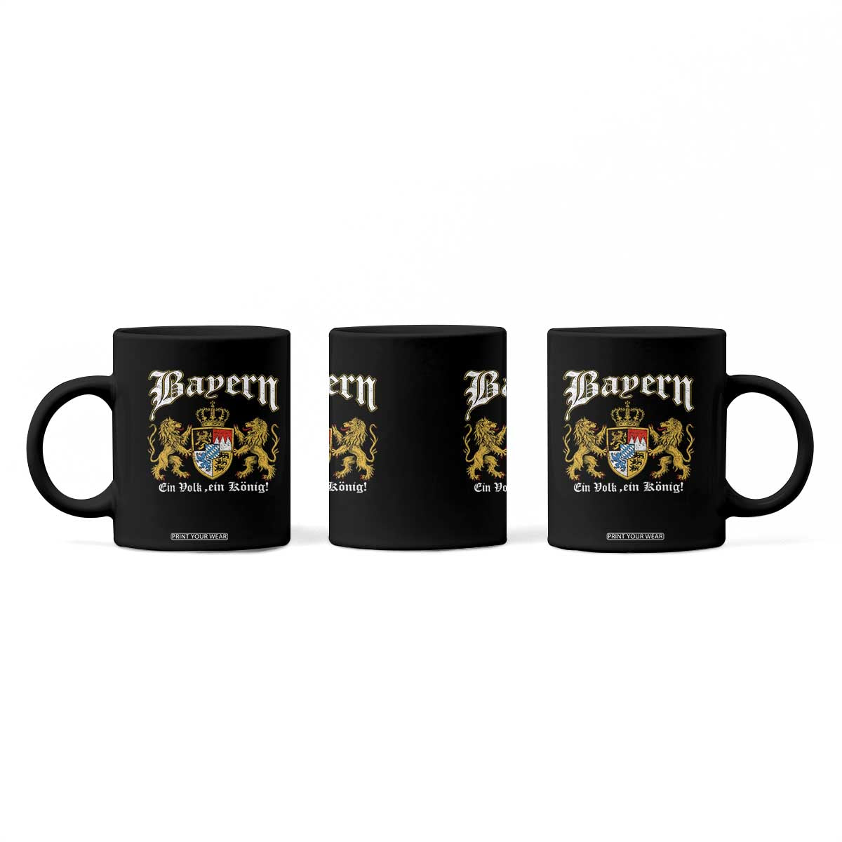 Bavarian German Pride Coffee Mug Bayern Ein Volk Ein Konig TS11 Print Your Wear
