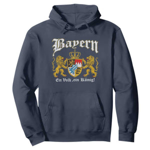 Bavarian German Pride Hoodie Bayern Ein Volk Ein Konig TS11 Navy Print Your Wear
