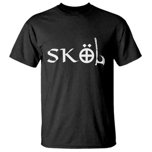 Nordic Scandinavian Heritage T Shirt Viking Warrior Axe Helmet TS11 Black Print Your Wear