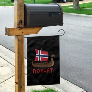 Boat Norwegian Flag Norway Viking Ship Norway Garden Flag TS11 Print Your Wear