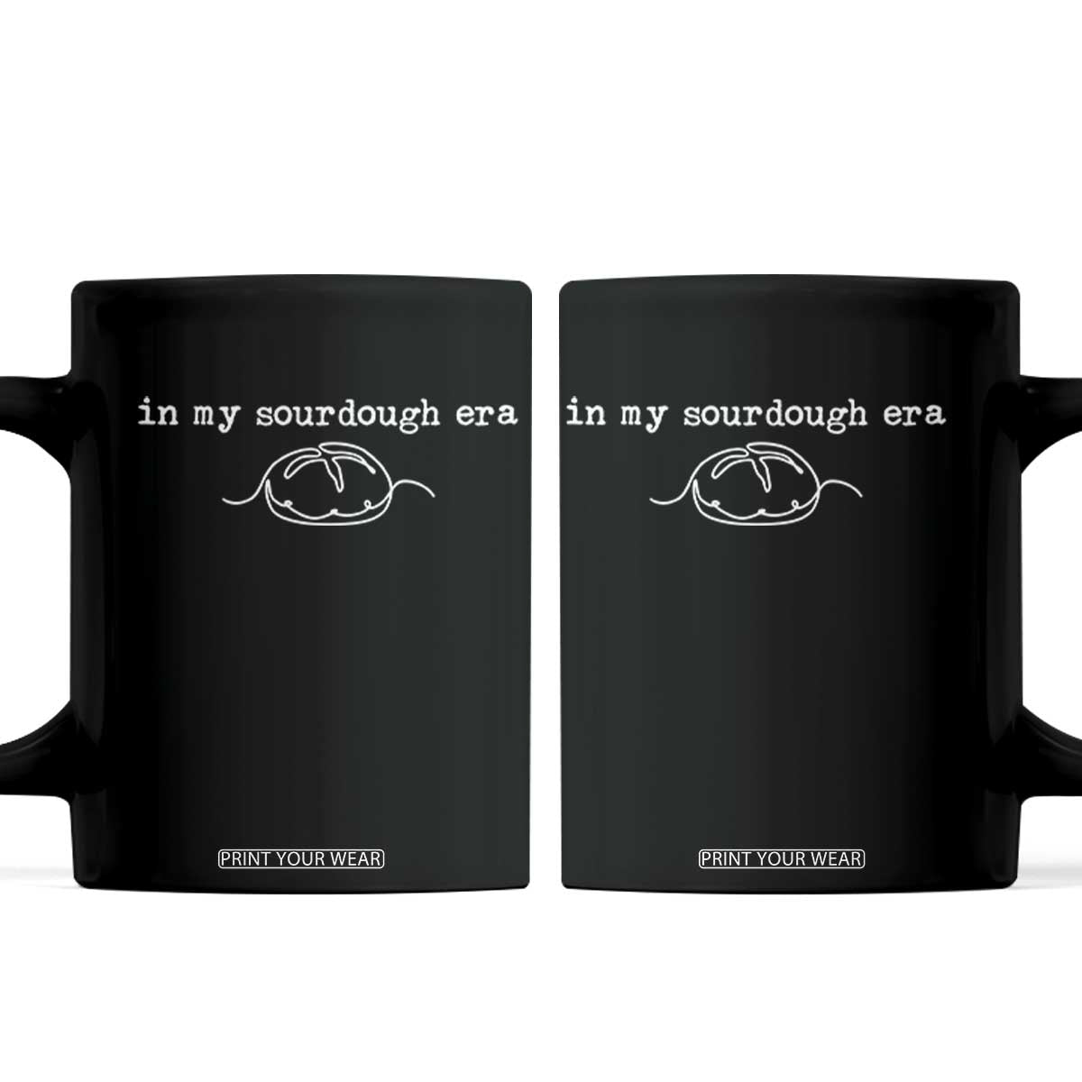In My Sourdough Era Funny Bread Baker Minimalist Coffee Mug
