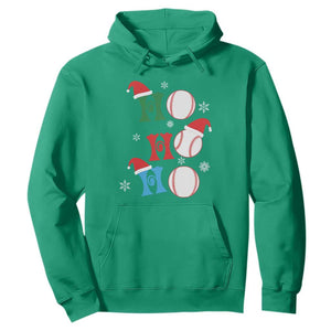 Funny Christmas Baseball Hoodie Triple Ho Sport Santa Hat TS11 Irish Green Print Your Wear