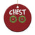 Funny Xmas Couple Christmas Ornament Chest Nuts Bauble Xmas Wreath TS11 Print Your Wear