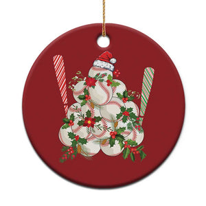 Funny Xmas Baseball Christmas Ornament Santa Sports Balls Snow Xmas Tree TS11 Print Your Wear