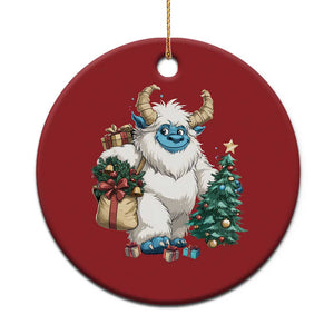 Funny Yule Yeti Christmas Ornament Christmas Mythical Creature Winter Solstice TS11 Print Your Wear