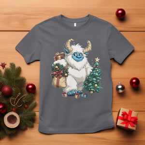 Funny Yule Yeti T Shirt Christmas Mythical Creature Winter Solstice TS11 Charcoal Print Your Wear