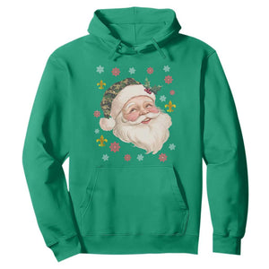 Funny Christmas Cajun Louisiana Santa Papa Noel Hoodie TS11 Irish Green Print Your Wear