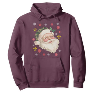 Funny Christmas Cajun Louisiana Santa Papa Noel Hoodie TS11 Maroon Print Your Wear