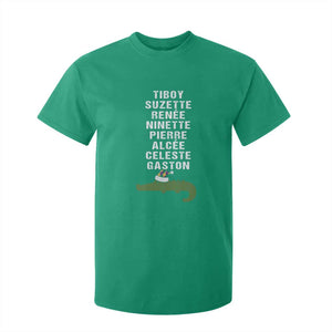 Funny Cajun Louisiana Christmas T Shirt For Kid Eight Crocodiles New Orleans Santa TS11 Irish Green Print Your Wear