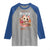 Funny Japanese Kawaii Cat Neko Ramen Raglan Shirt TS11 Sport Gray Royal Print Your Wear