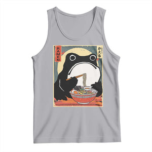 Funny Frog Ramen Japanese Kawaii Anime Tank Top TS11 Athletic Heather Print Your Wear