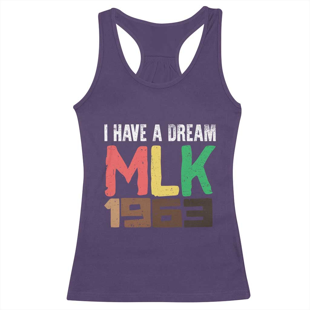 I Have A Dream Martin Luther King Racerback Tank Top MLK Day 1963 Speech TS11 Purple Print Your Wear