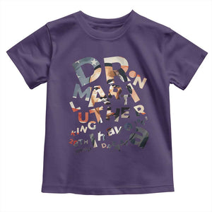 I Have A Dream Dr. Martin Luther King Toddler T Shirt MLK Day 1963 TS11 Purple Print Your Wear