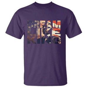 Dream Like King Dr. Martin Luther King T Shirt MLK Day Vintage American Flag TS11 Purple Print Your Wear