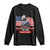 MLK Day The Time Is Always Right To Do What Is Right Long Sleeve Shirt Martin Luther King American Flag Black History Month TS11 Black Print Your Wear