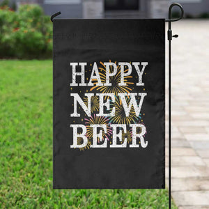 Funny Happy New Beer New Year Garden Flag NYE Party Beer Lover Firework TS11 Print Your Wear