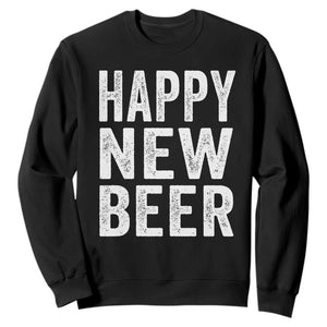 Funny Happy New Beers New Year Sweatshirt NYE Party Beer Lover TS11 Black Print Your Wear