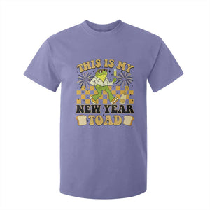 Funny New Years Eve T Shirt For Kid This Is My New Year Toad Frog Pun TS11 Violet Print Your Wear