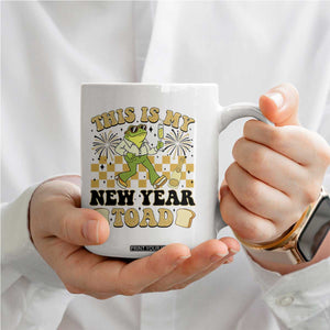Funny New Years Eve Coffee Mug This Is My New Year Toad Frog Pun TS11 Print Your Wear