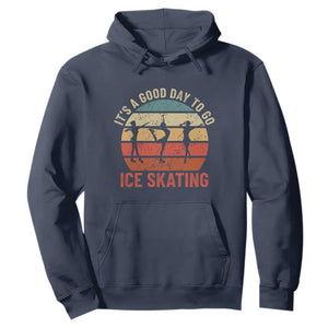 Funny It's A Good Day To Go Ice Skating Hoodie TS11 Navy Print Your Wear