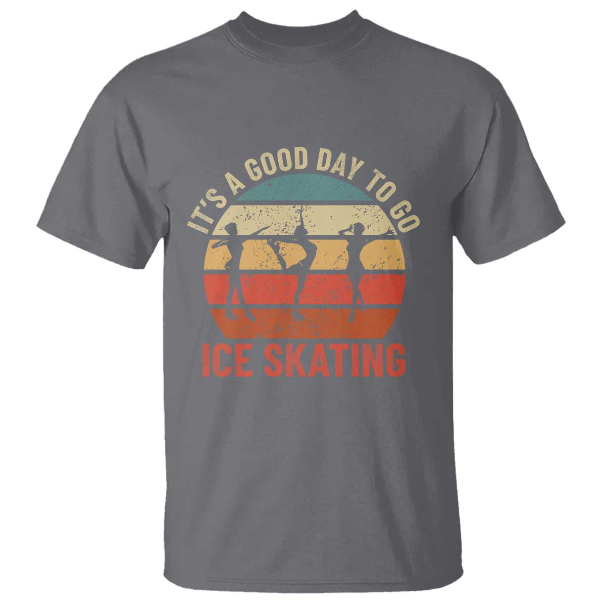 Funny It's A Good Day To Go Ice Skating T Shirt TS11 Charcoal Print Your Wear