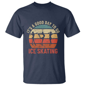 Funny It's A Good Day To Go Ice Skating T Shirt TS11 Navy Print Your Wear