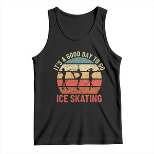 Funny It's A Good Day To Go Ice Skating Tank Top TS11 Black Print Your Wear