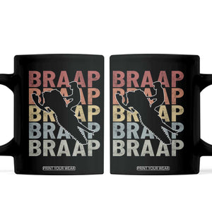 Snowmobile Braaap Coffee Mug Retro Snowcross Snow Sled Winter Sport TS11 Black Print Your Wear