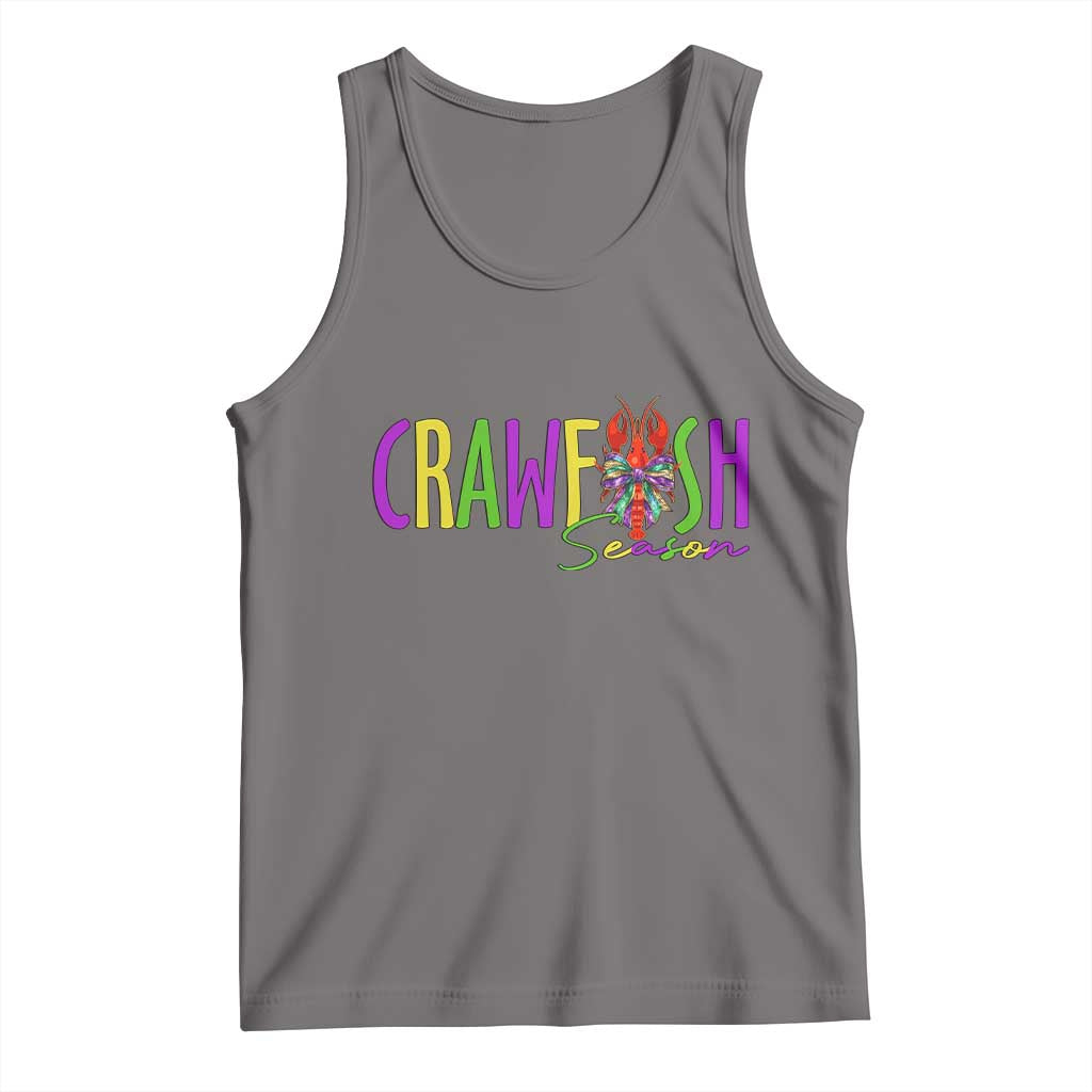 Funny Mardi Gras Cajun Crawfish Season Tank Top TS11 Deep Heather Print Your Wear