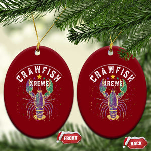Funny Cajun Crawfish Boil Mardi Gras Ceramic Ornament Crawfish Krewe TS11 Print Your Wear