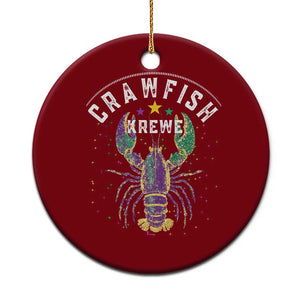 Funny Cajun Crawfish Boil Mardi Gras Ceramic Ornament Crawfish Krewe TS11 1pc Red Print Your Wear