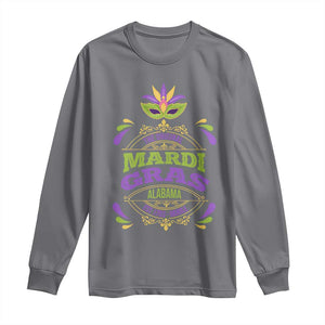 Funny The Original Mardi Gras Mobile Alabama Est 1703 Long Sleeve Shirt TS11 Charcoal Print Your Wear