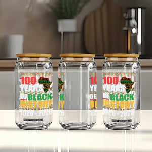100 Years Of Black History 1926 2026 Centennial Glass Can Africa Map TS11 Print Your Wear
