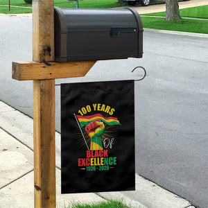 100 Years Of Black Excellence Garden Flag Centennial Black History Month TS11 Print Your Wear