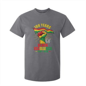 100 Years Of Black Excellence T Shirt For Kid Centennial Black History Month TS11 Charcoal Print Your Wear