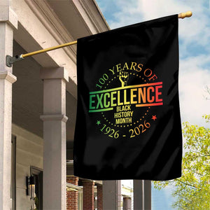 100 Years Of Excellence Black History Month 1926 2026 Garden Flag TS11 Print Your Wear