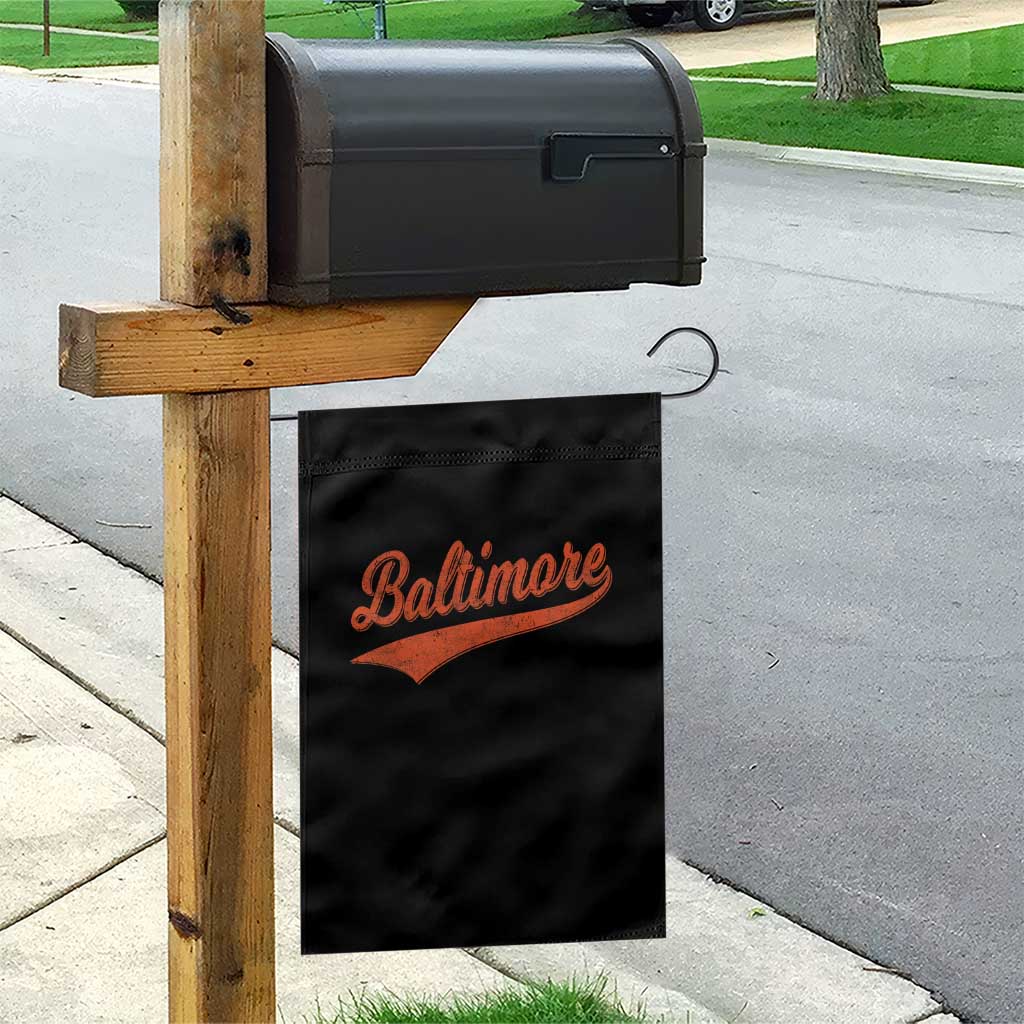 Baltimore Script Retro Baseball Sport Lovers City Pride Garden Flag TS11 Print Your Wear