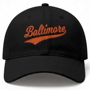 Baltimore Script Retro Baseball Sport Lovers City Pride Baseball Cap TS11 Print Your Wear