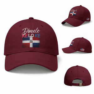 Dimelo Ke Lo Ke Dominican Republic Flag Baseball Cap Caribbean Heritage